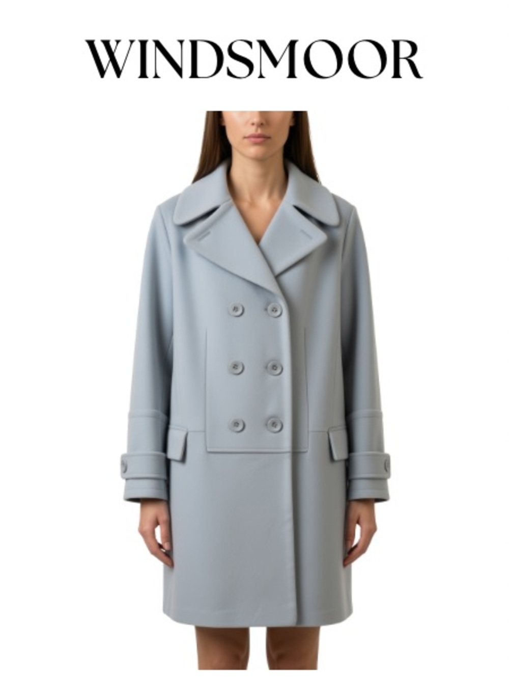 Women's wool cashmere coat